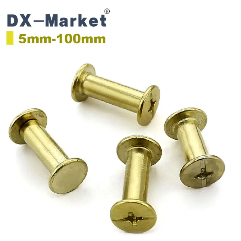 m5*60 , 20pcs/lot Binding Chicago Screws Post for Purse Belt screw ,m5