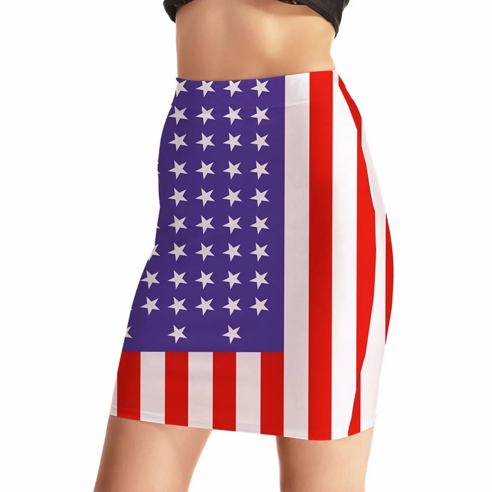 NEW Arrival 0011 Sexy Girl Women Summer The Old Glory American Flag 3D ...
