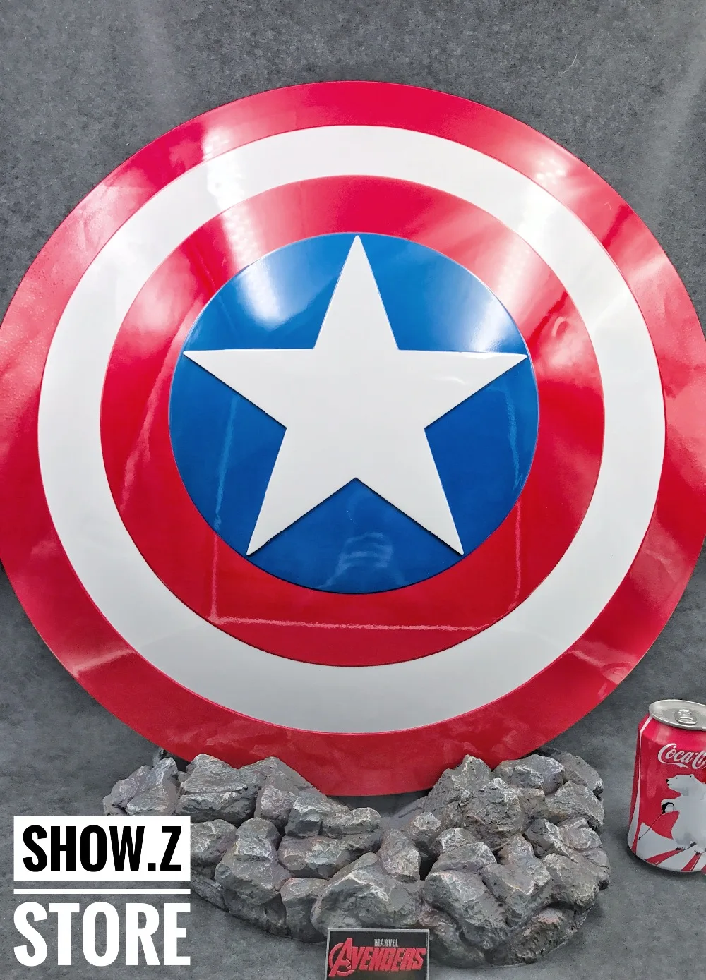 Cattoys 1:1 Capitán América escudo Prop y Replica Tamaño Original Hecho de ABS 