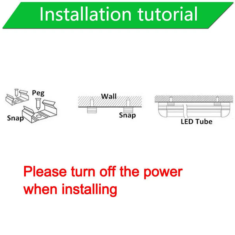 Светодиодный кабель переходник 220 В 10 Вт T5/1 5 м 60 см|tube t5|led tube t5led |