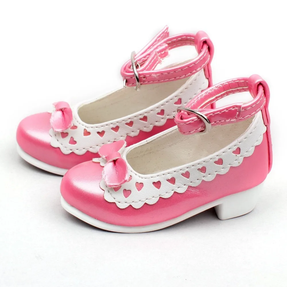 

[wamami] 122# Pink 1/4 Cute Bow White Decoration BJD Loli MSD DOD AOD Dollfie Shoes