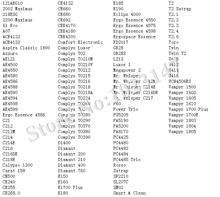 Aspirador de pó vampyr ce sacos de