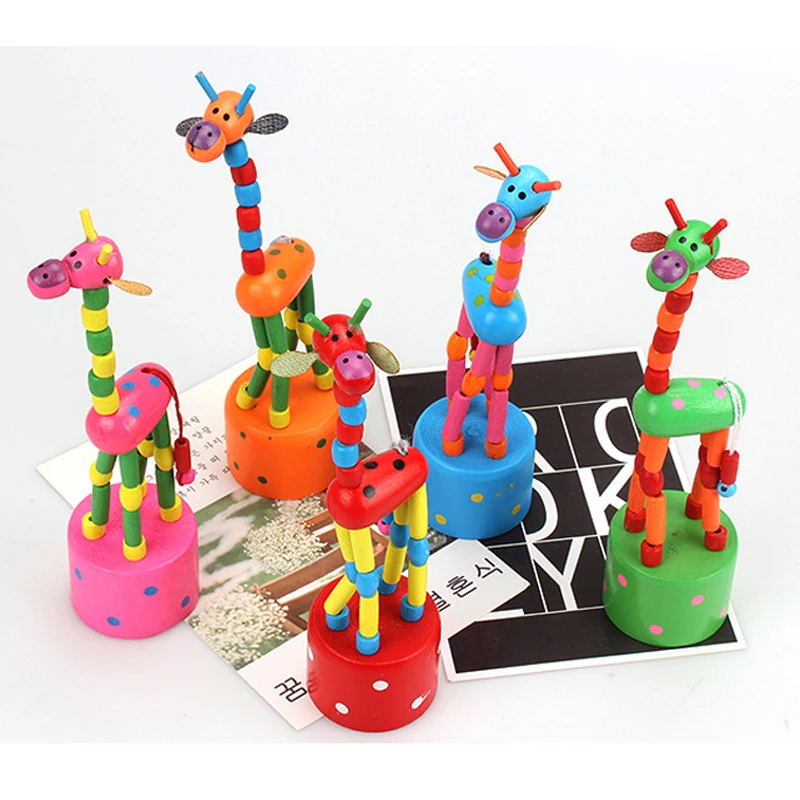 Montessori Toys Educational Wooden Toys for Children Early Learning Exercise Baby Fingers Flexible Giraffe 1 PCS Montessori Toys Educational Wooden Toys for Children Early Learning Exercise Baby Fingers Flexible Giraffe 1 PCS
