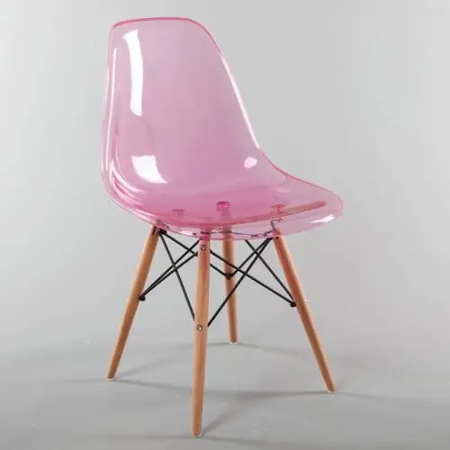 Креативный подлокотник, стул для отдыха, пластиковый Кристальный прозрачный обеденный стул, простой современный модный офисный стул для кофейни