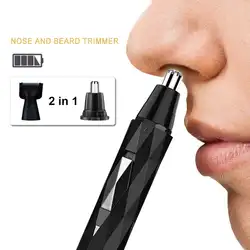 2в1 триммер для волос в носу портативный формовочный нож для бровей Бритва для мужчин USB перезаряжаемое средство для удаления волос из носа