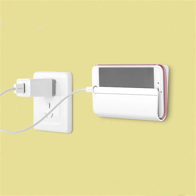 Настенное зарядное устройство держатель для телефона Подставка iPhone 5S 6s samsung S8 S7