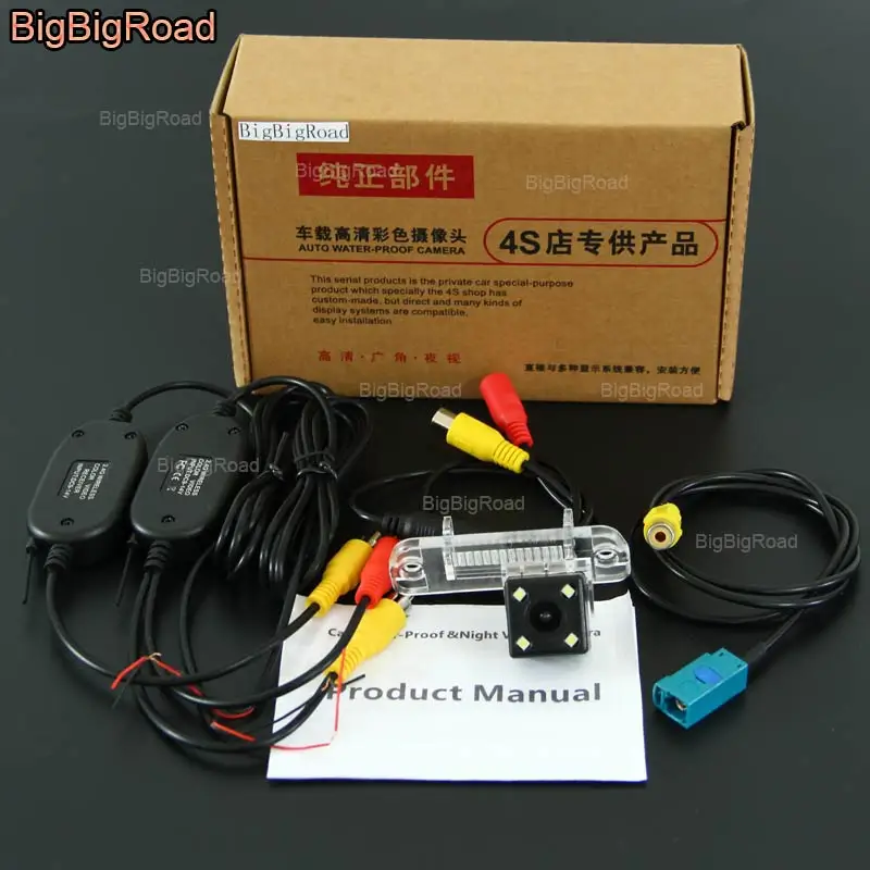 BigBigRoad для Mercedes Benz M ML W164 ML450 ML350 ML300 ML250 Беспроводная камера ночного видения