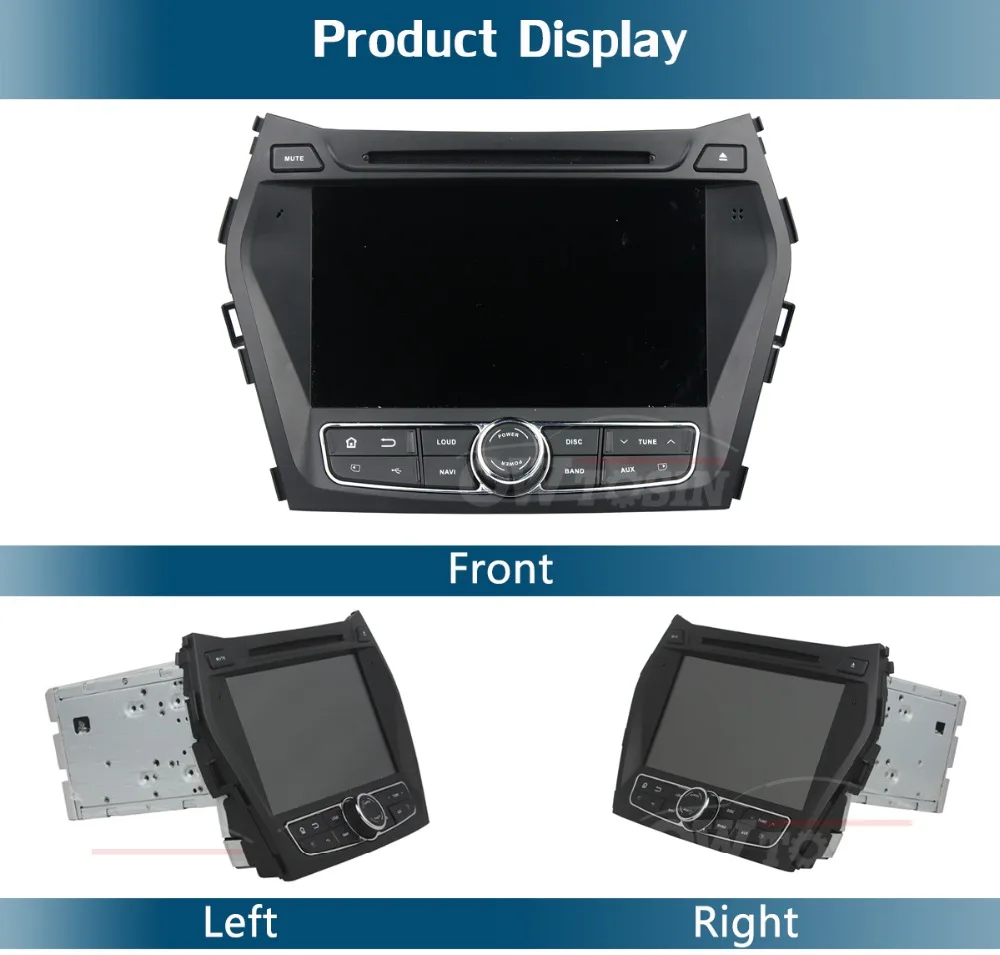 Best 8" IPS 8Core 4G RAM+64G ROM Android 9.0 Car DVD Radio GPS Navi For Hyundai IX45 Santa FE 2013 2014 2015 2016 DSP CarPlay 13