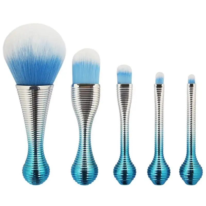 5pcs mini Professional Soft Cosmetic Makeup Brush Set Woman's Toiletry Kit beauty makeup brushes Christmas gift makeup for women