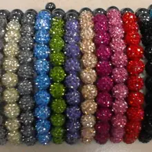 10 мм можно выбрать цвет смешанные цвета Варианты браслет с кристаллом ручной работы для женщин мужчин браслеты Лот p79