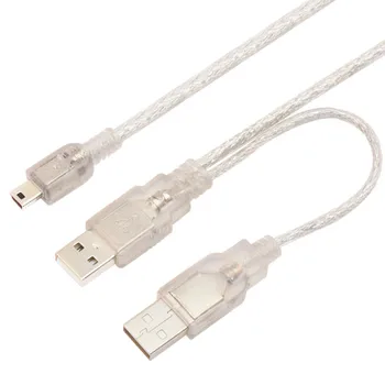

2ft/60cm Mini USB Cable Sync Data with Usb 2.0 Power Supply Charger And Transfer Cable For Computer MP4 MP3 Hard Disk Camera