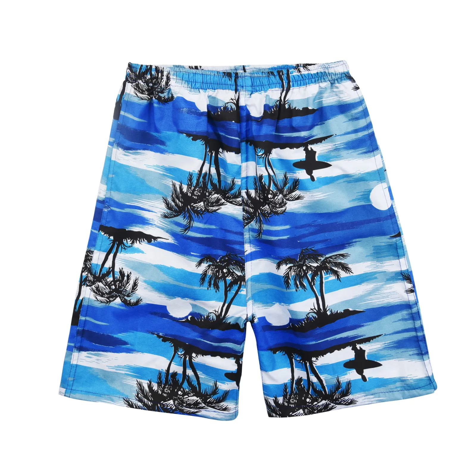 

Summer Print Swiming Shorts Men Drawstring Casual Sunga Masculina Loose Quick Dry Board Shorts Elastic Waist Usa Beach Shorts