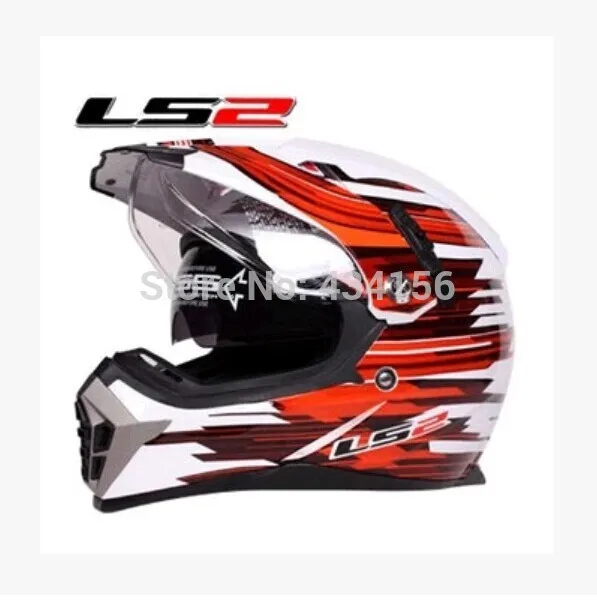 LS2 MX455 Dual Lens motorcycle helmet, full helmet, airbags. Special