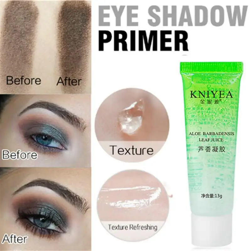 

Manooby Professional Natural Primer Makeup Transparent Gel Aloe 100% Plants Primer Eyeshadow Primer Women Cosmetics