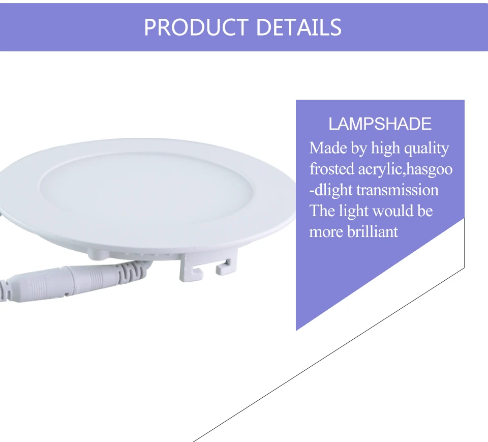 High quality 3W 9W 12W 18W thin LED Panel Light Warm White cold White square slim recessed LED Ceiling Spot Lighting Bulb indoor (5)