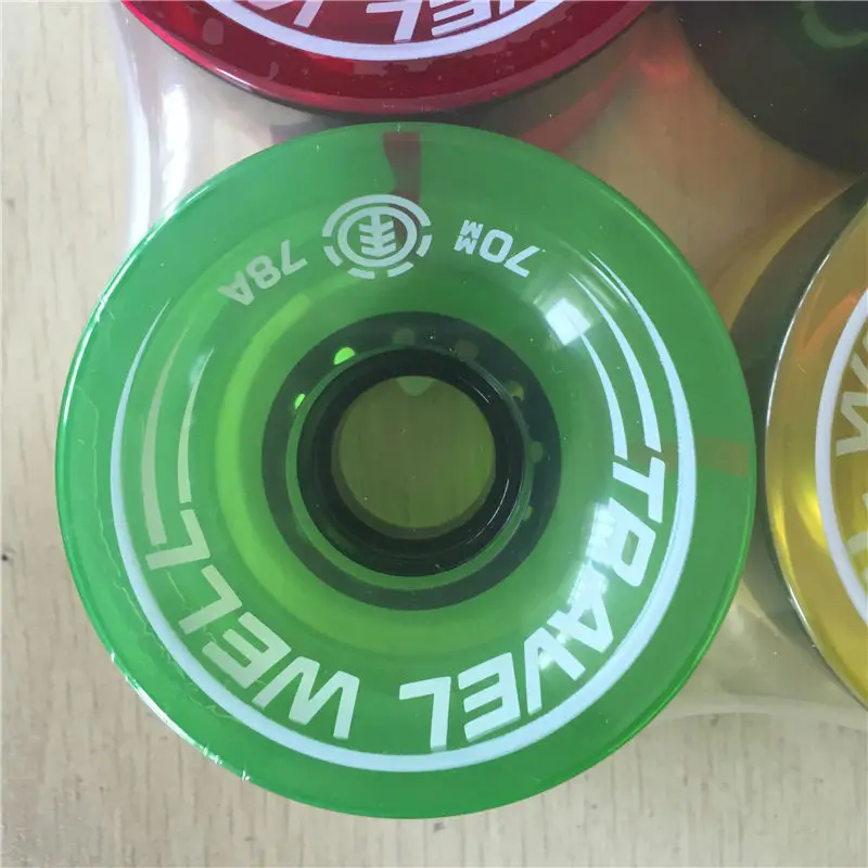 70mm PIG AND ELEMENT LONGBOARD WHEELS  (10)