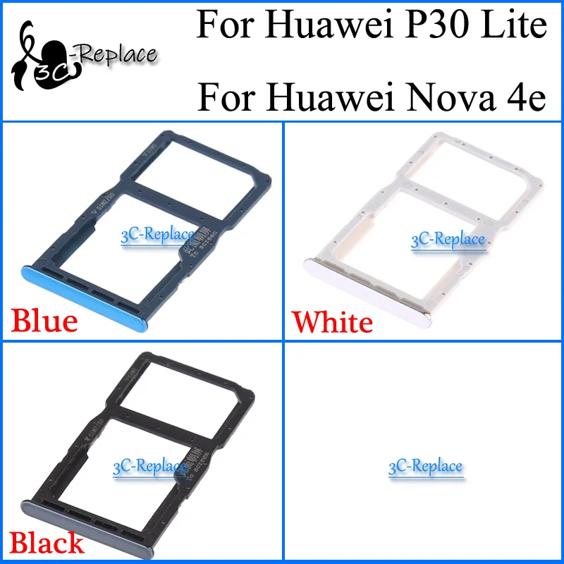 Для Huawei P30 Lite/Для Nova 4E Sim лоток держатель карты Micro SD слот части адаптер Sim-карты |