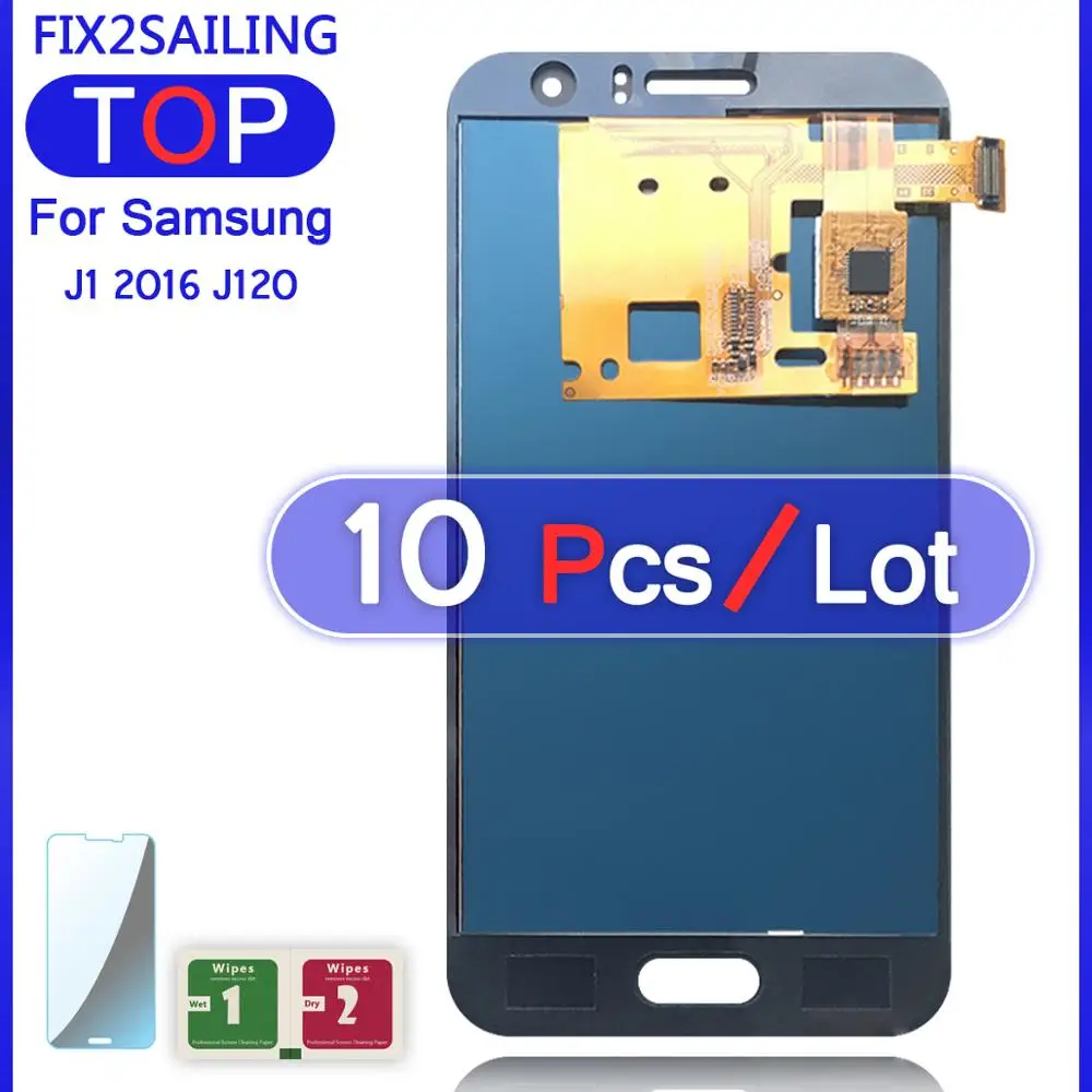 10 шт. для Samsung Galaxy J120F J120M J120H J120 2016 Новый супер ЖК-дисплей 100% протестированный