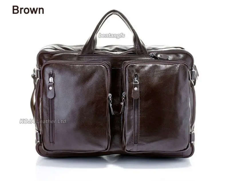 Многофункциональный мужской рюкзак из натуральной кожи, кожаный рюкзак для путешествий, большой школьный рюкзак, большой рюкзак, сумка на плечо, коричневая
