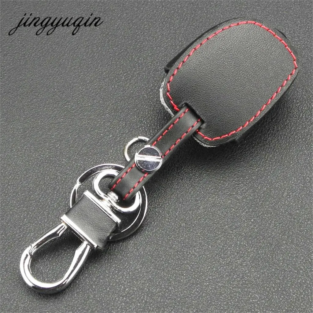 Jingyuqin Auto Schlüssel Abdeckung Leder Fall Für Renault Twingo Clio  Kangoo Master 1 Taste Fob Shell Schutz Halter