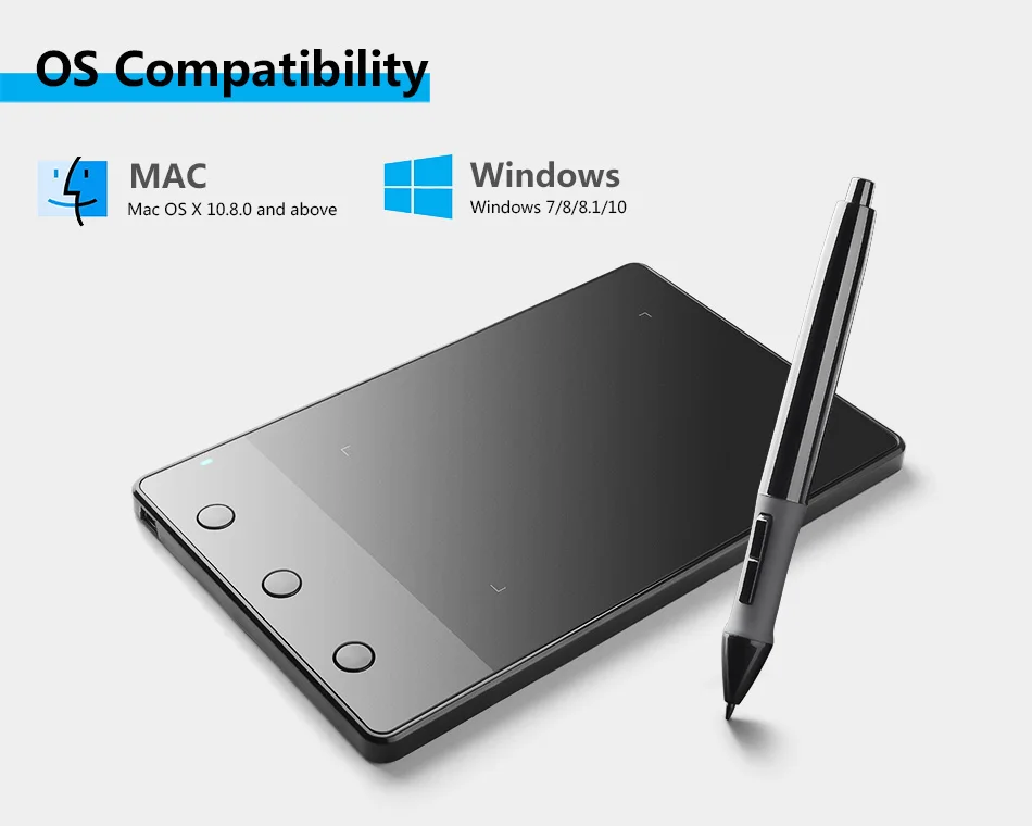 Huion H420 4x2,2" профессиональный графический планшет для рисования OSU Signature Pad цифровая ручка+ шерстяной вкладыш сумка для переноски+ противообрастающая перчатка