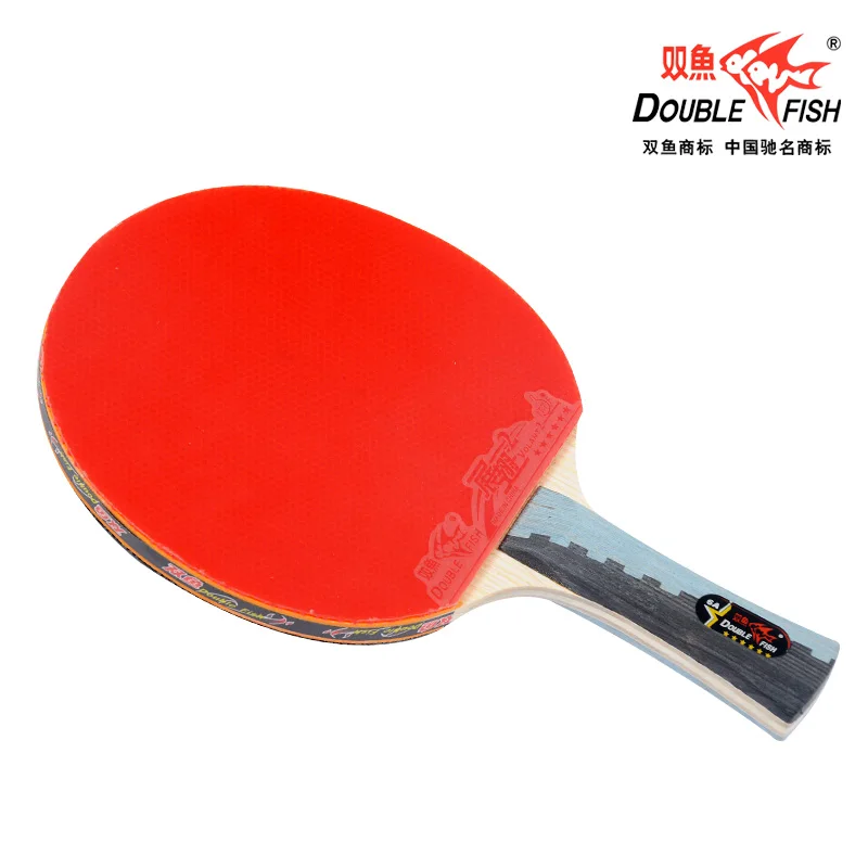 Double Fish table tennis rubber with sponge pingpong bat racket blade paddle