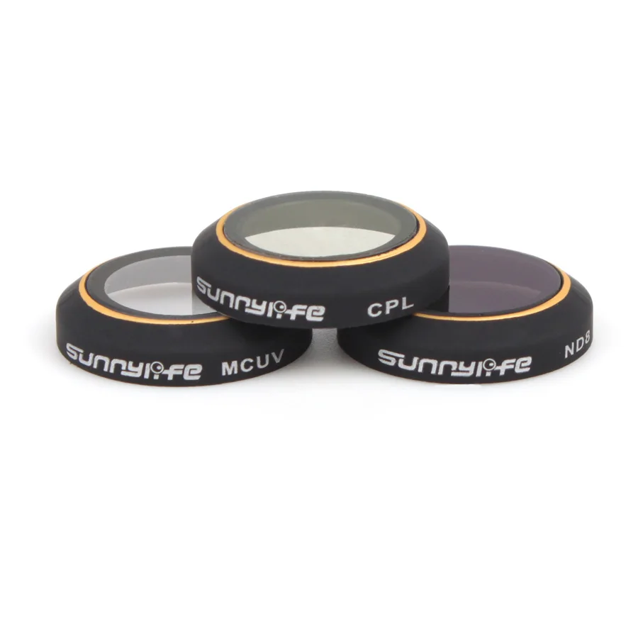 

3pcs/set HD Camera Lens Filter MCUV+CPL+ND8 Filters Kit for DJI Mavic Pro Drone Accessories