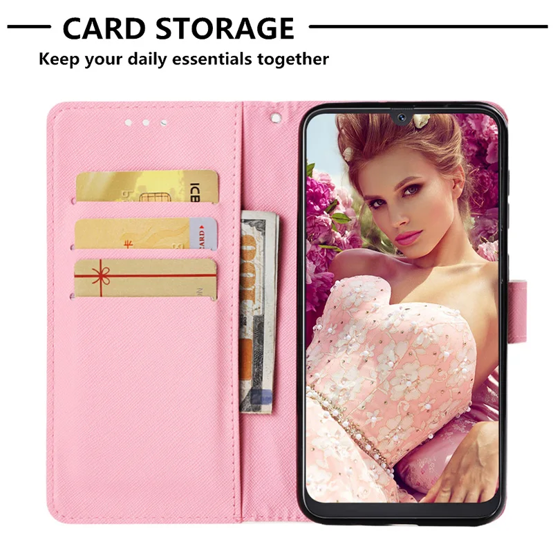 Модный 3D кожаный магнитный флип кошелек чехол для телефона силиконовый Coque Funda