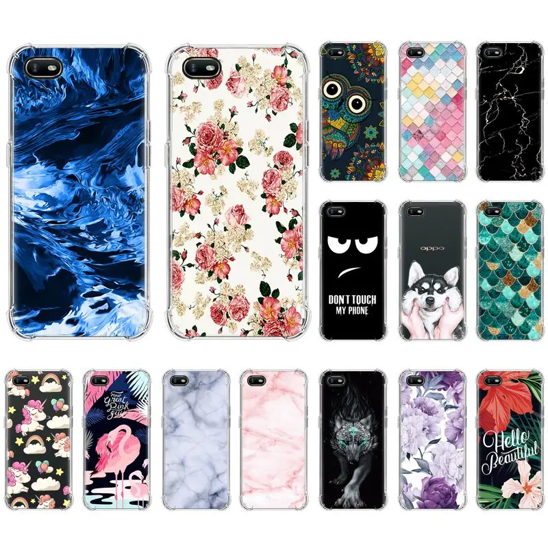 Чехол для телефона OPPO A1K 6 1 дюйма милый мультяшный дизайн мягкий чехол цветная
