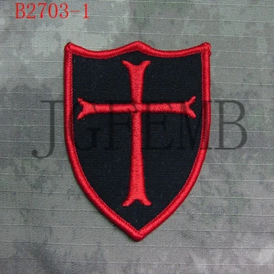 B2703 DEVGRU команда котиков крест Золотая команда Военная Тактическая Morale вышитая нашивка - Цвет: B2703