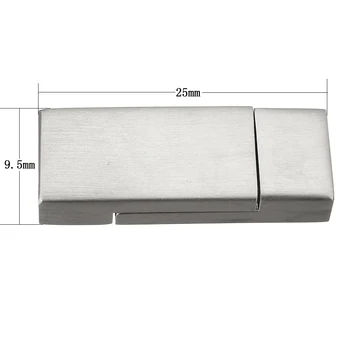 

Stainless Steel Magnetic Clasp,Whole sale, Rectangle, oril color, 25x9.50x4.50mm, Hole:Approx 8x3mm, 10PCs/Lot, Sold By Lot