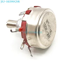 5 шт./лот) 2 Вт 150 K Ом поворотный потенциометр B150K WTH118-1A линейный переход с гайками и шимом