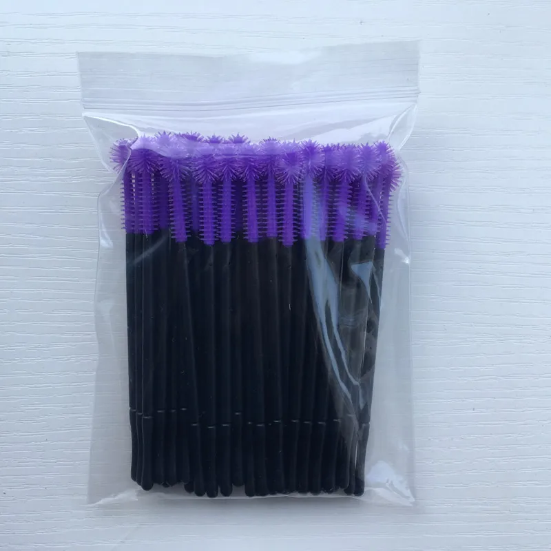 Compo a Escova Aplicador de Ponta Bola de Acessórios de Maquiagem Silicone One-off Descartável Cílios Escova Wands Ferramentas 500 Pcs 5 Cheap Aplicador de sombra