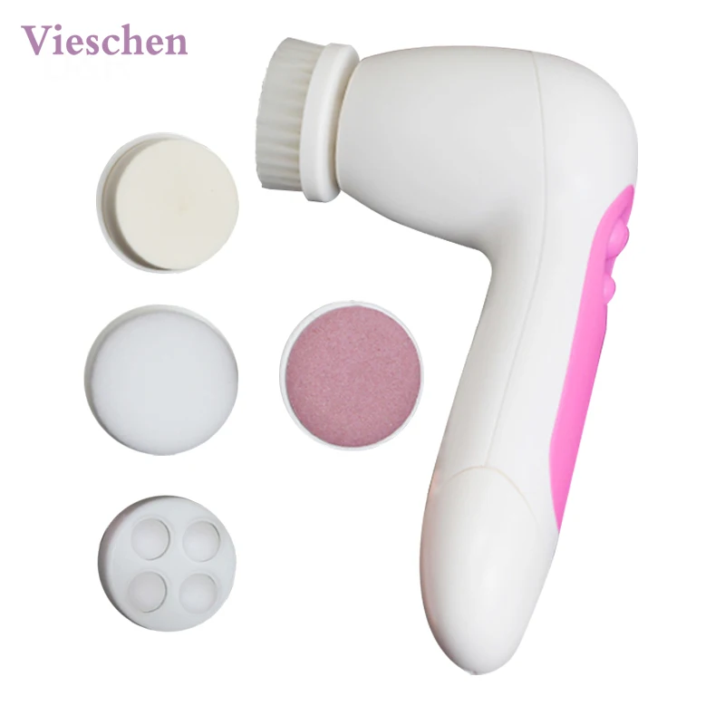 Powered Facial Cleansing Brush Scrubber Massager Cleanser Skin Care