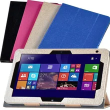 ocube 3-Folder Ultra Slim Magnetic Stand Smart Silk Print PU Leather Cases Cover For HP Elitepad 900 G1 1000 G2 10.1″ Tablet