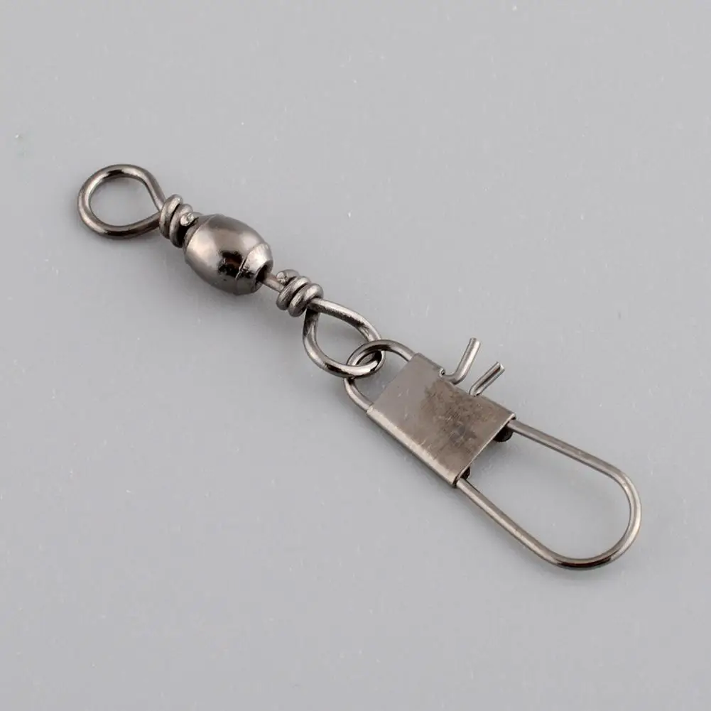 

100x Brass Swivel Pin Fishing Connector Link Interlock Snap Tool 30mm Useful
