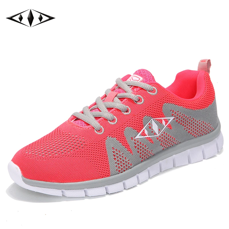  Indie Pop Nice Women Sneakers Autumn Spring Outdoor New Running Shoes Comfortable Sport Breathable Fly Wire Air Mesh fb010-3 