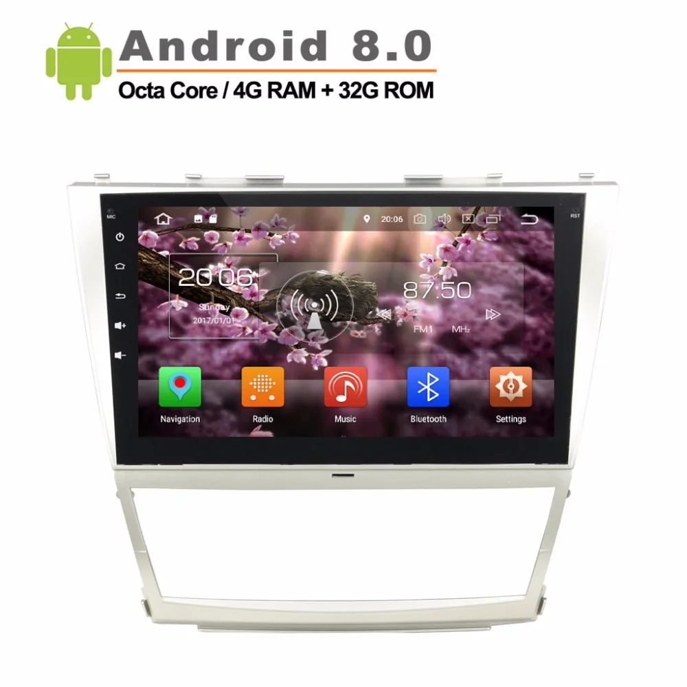 Top 10.1 inch Android 8.0 Octa Core Auto Radio Player for Toyota 2007-2011 Camry Car GPS Navi Video Stereo Bluetooth WiFi ROM 32G 0 Top 10.1 inch Android 8.0 Octa Core Auto Radio Player for Toyota 2007-2011 Camry Car GPS Navi Video Stereo Bluetooth WiFi ROM 32G 0