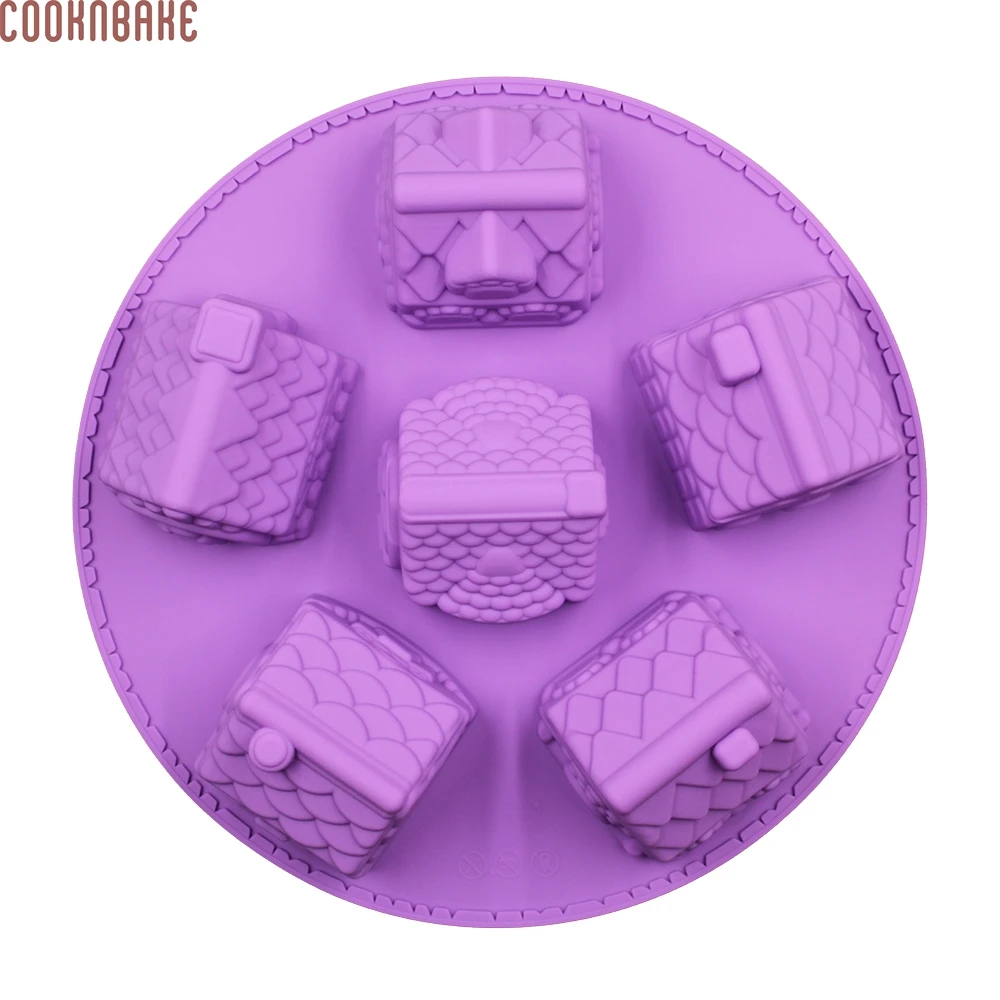 Силиконовая форма для торта COOKNBAKE DIY 6 отверстий формочка десерта мыла ручной
