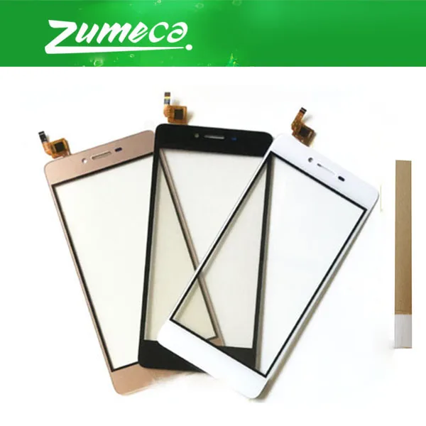 

High Quality 5.0 Inch For Micromax Q409 Touch Screen Digitizer Panel Lens Glass Replacement Part Black White Gold Color+Tape