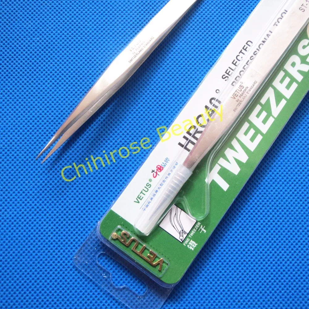 

free shipping 10 pcs VETUS Individual Eyelash Extension for grafting Natural Mink Eyelashes Tweezer Lash