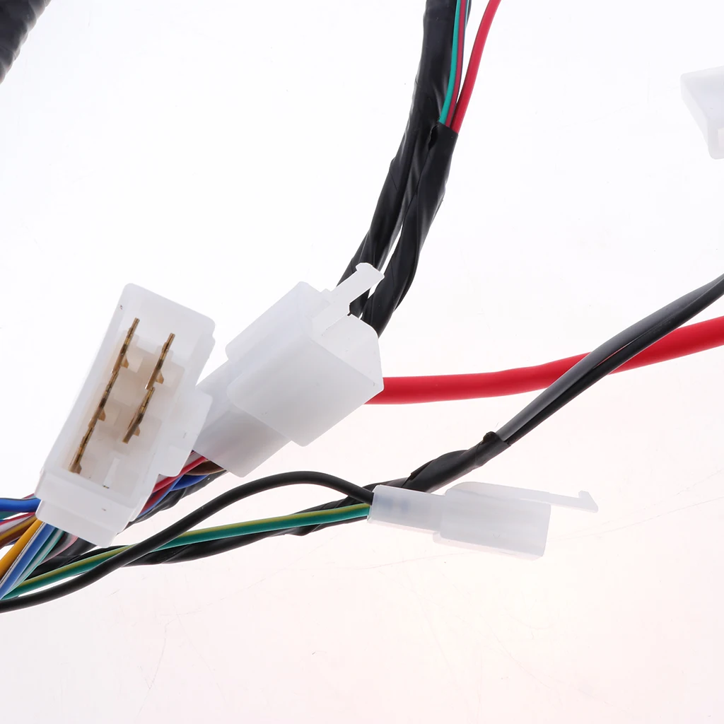 Electrics Wire Wiring Harness Assembly Current-on Component for Motorbike Scooter Fits for ZJ-125