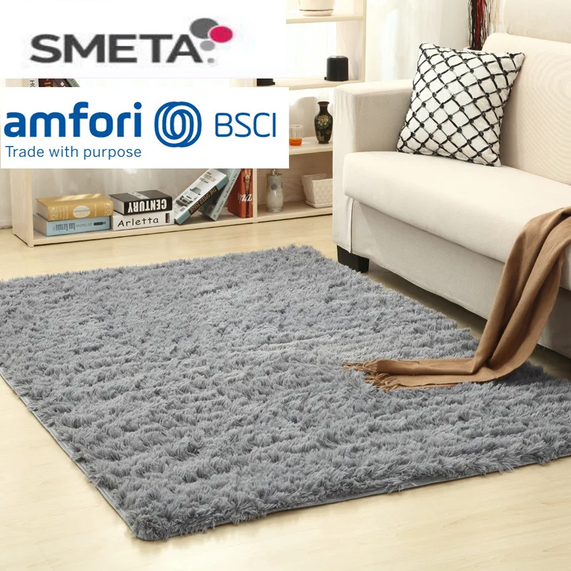 

Factory Direct Wholesale And Modern Handmade Silk Carpet in the Living Room Rectangular Table Sofa Bed Side Carpet Bedroom Floor
