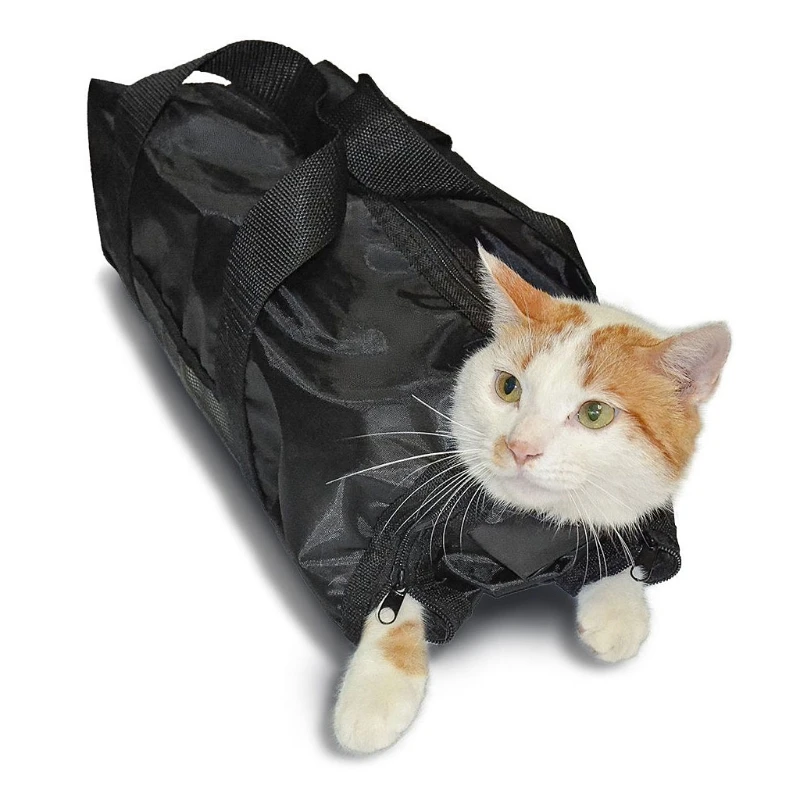 Pet сумка для груминга кошек кошки Купание сдержанный мешок коготь Обрезка ногтей пробный мешок