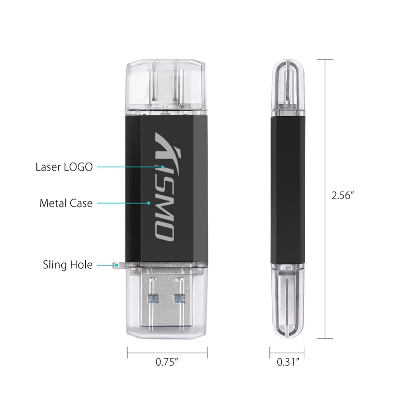 Kismo USB флеш-накопитель OTG type-C 32G 64G 8G 16G 32G 64G USB флеш-накопитель USB 3,0 type-C для Android/PC