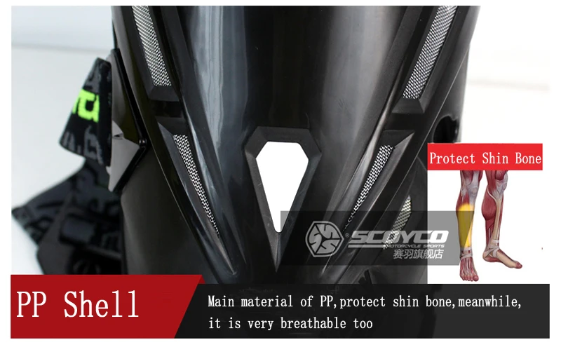 SCOYCO мотоциклетные наколенники протектор ATV наколенники для мотокросса спортивный самокат мотогонок защитные наколенники лыжные защитные наколенники