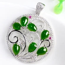Hetian jade ювелирные изделия без случая лицензии яйцо лапша инкрустированные ожерелье подвеска в виде капли воды кулон женщина с сертификатом