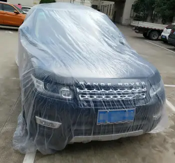 

Clear Temporary Universal Disposable Car Auto Cover Waterproof For MPV /SUV /Sedan