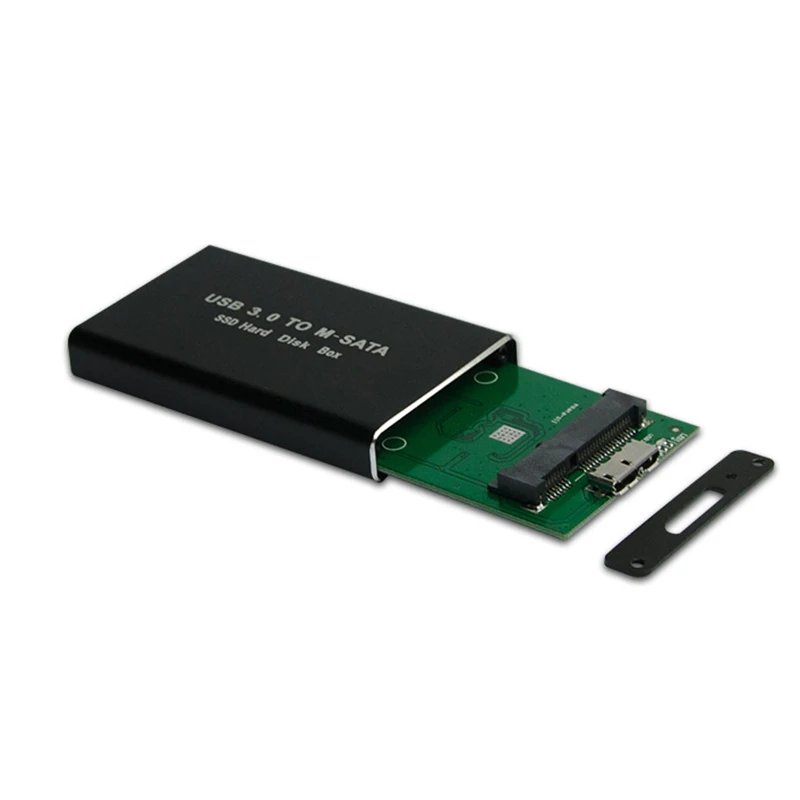 5Gbps USB 3.0-mSATA SSD Ŭ USB3.0-̴-SATA ϵ ũ , M2 SSD  HDD  ڽ