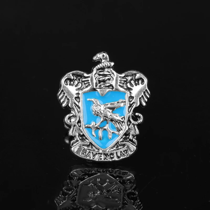 Хогвартс Волшебная школа гербовые запонки hp Gryffindor Hufflepuff Ravenclaw Слизерин запонка звенья школьный значок-40